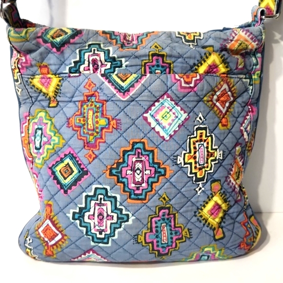 Vera Bradley Iconic Triple Zip Hipster Painted Southwest Crossbody Swingpack - Picture 2 of 10